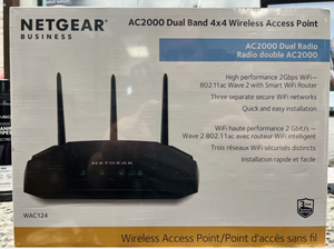 NETGEAR Wireless Desktop Access Point (WAC124) - WiFi 5 Dual-Band AC2000 Speed
