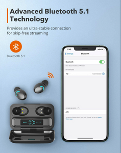 TWS Bluetooth Earbuds True Wireless Earphone Waterproof Headset Premium Sound